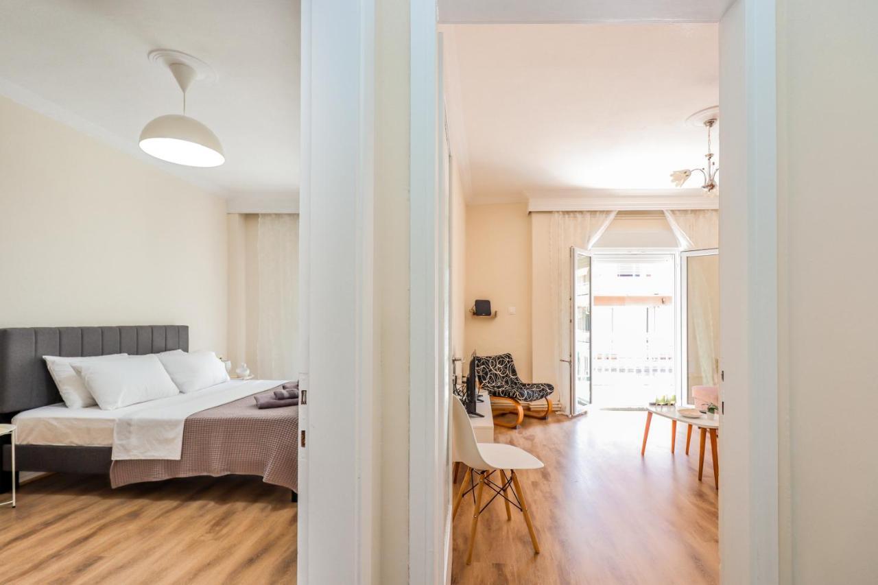 Grand Apartment Next To Center 3Bd 110Sqm Tesalonika Bagian luar foto